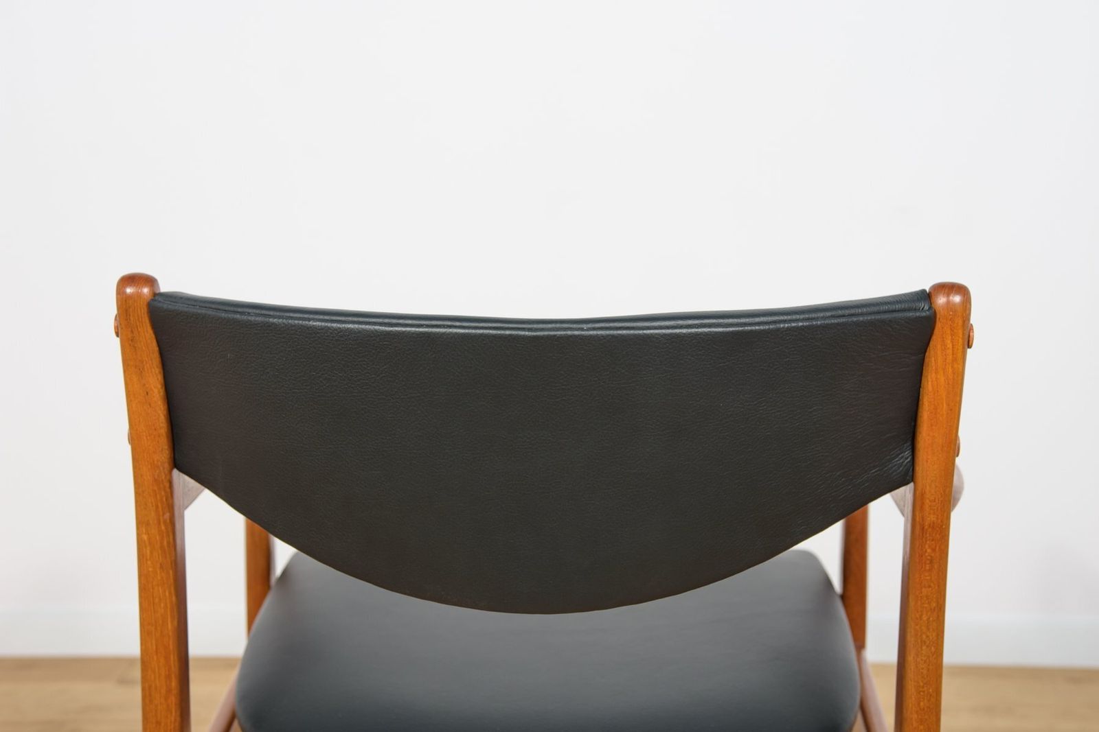 Mid Century Teak & Leather Armchair, Denmark, 1960s photo buy