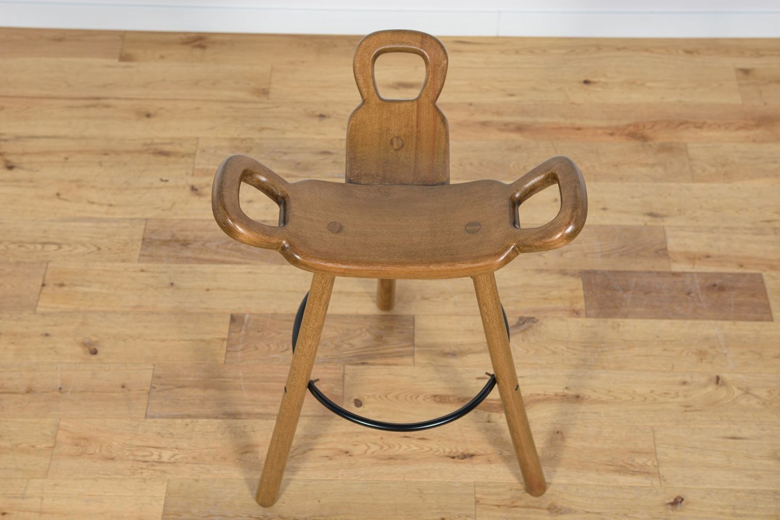 Brutalist Spanish Marbella Bar Stool, 1970s photo vinterior