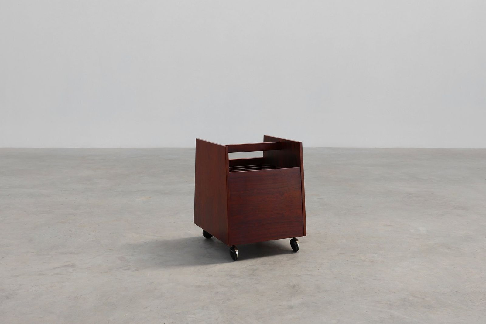 Mid Century Magazine Lp Caddy Rack By Rolf Hesland For Bruksbo, Norway, 1970s photo buy