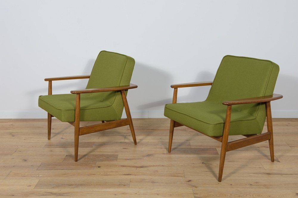 Set Of Model 300 192 Armchairs By Juliusz Kędziorek For Gościcińska Fabryka Mebli, 1970s photo furniture