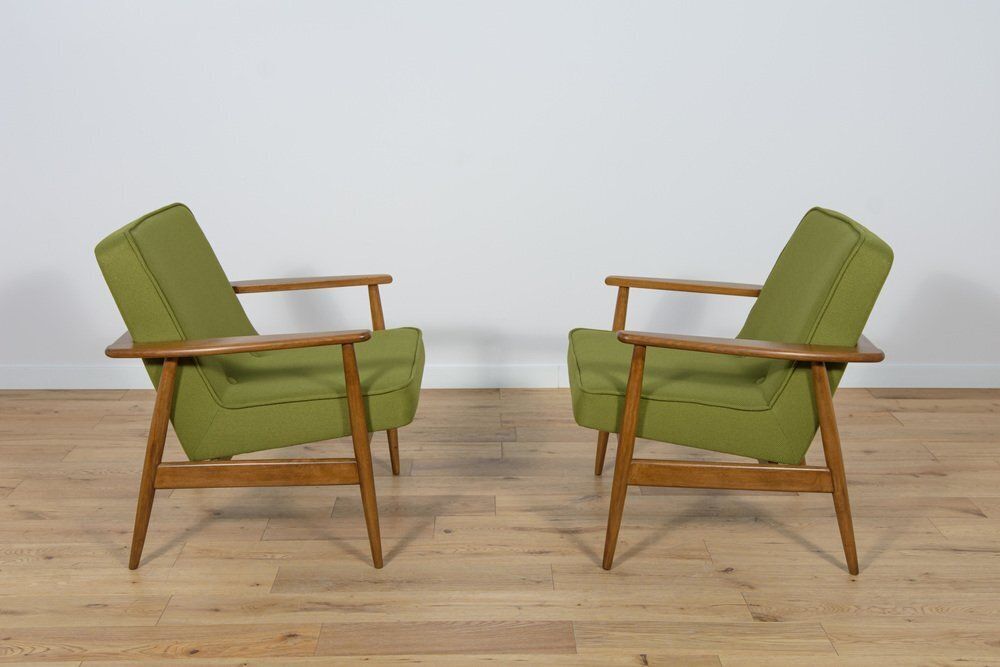 Set Of Model 300 192 Armchairs By Juliusz Kędziorek For Gościcińska Fabryka Mebli, 1970s photo for sale