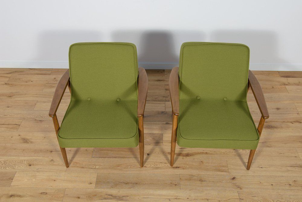 Set Of Model 300 192 Armchairs By Juliusz Kędziorek For Gościcińska Fabryka Mebli, 1970s photo Furniture