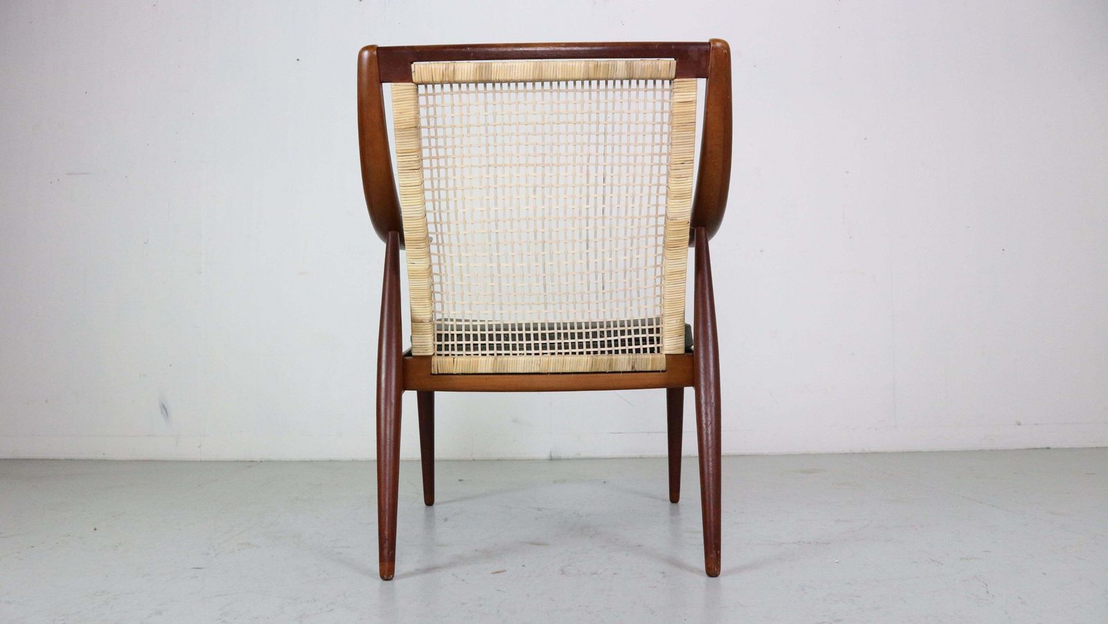 Peter Hvidt& Orla Mølgaard Nielsen Fd146 Cane Back Easy Chair, Denmark photo buy