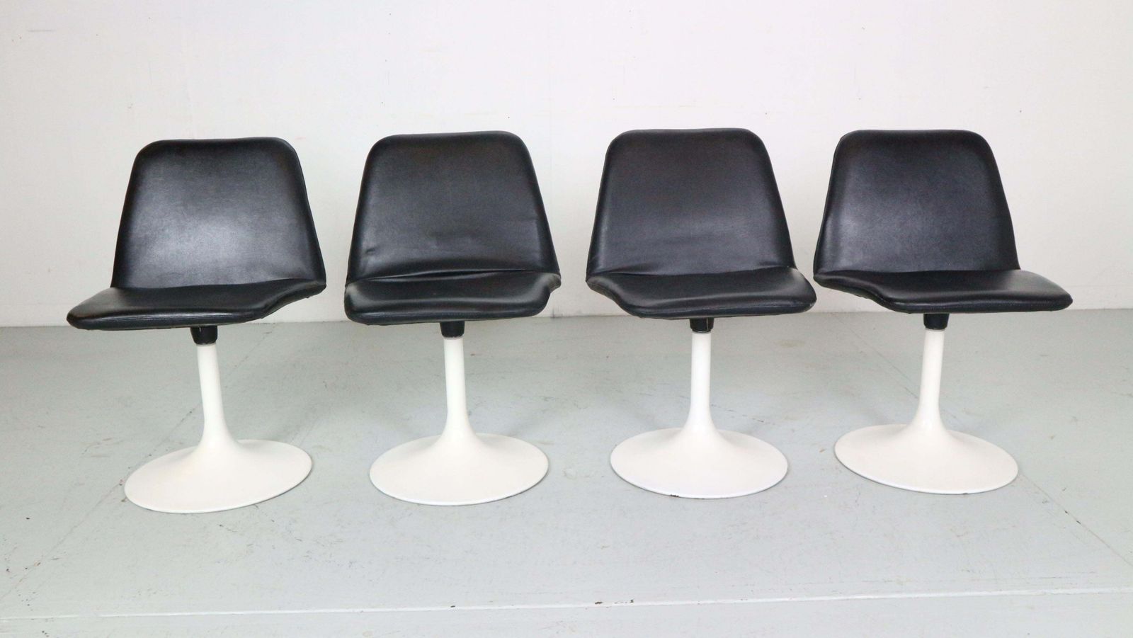 Scandinavian Modern Set Of 4 Dinning Chairs By Börje Johanson Vinga, Sweden 1970 photo 1233.0