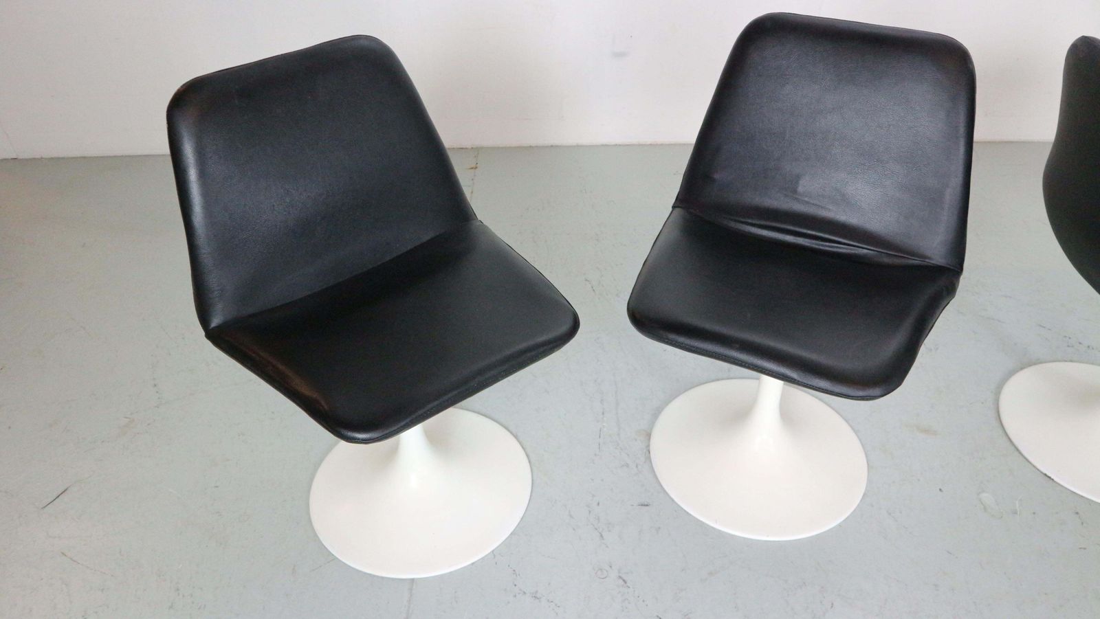 Furniture Scandinavian Modern Set Of 4 Dinning Chairs By Börje Johanson Vinga, Sweden 1970 photo