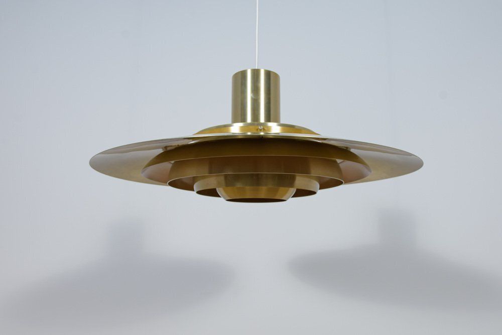 Large Mid Century Ceiling Lamp Model P700 By Preben Fabricius & Jørgen Kastholm For Nordisk Solar, 1960s