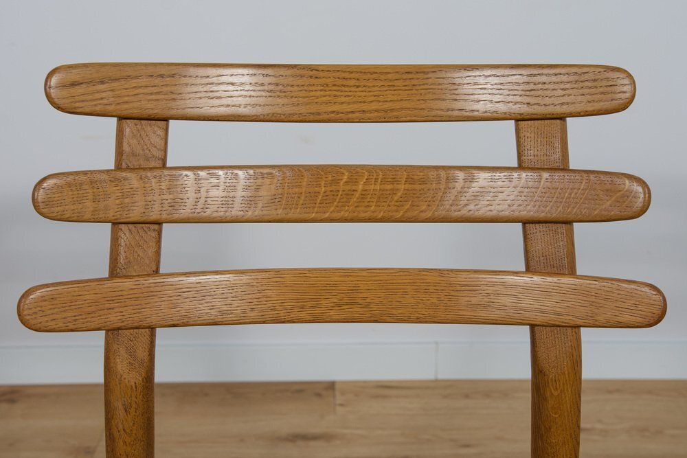 photo buy Mid Century Oak Dining Chairs By Poul Volther For Fdb Mobler, Denmark, 1960s, Set Of 6