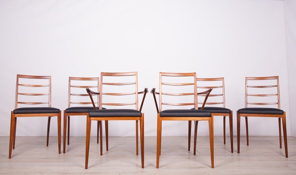 Mid Century Dining Chairs From McIntosh, 1960s, Set Of 6 photo furniture
