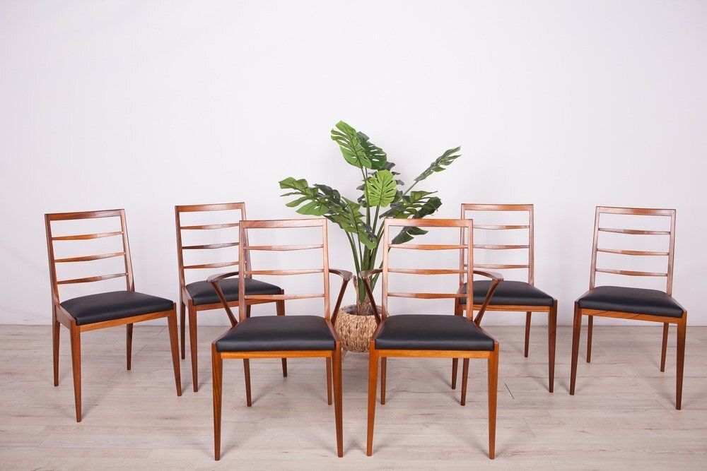 Mid Century Dining Chairs From McIntosh, 1960s, Set Of 6 photo 2086.0