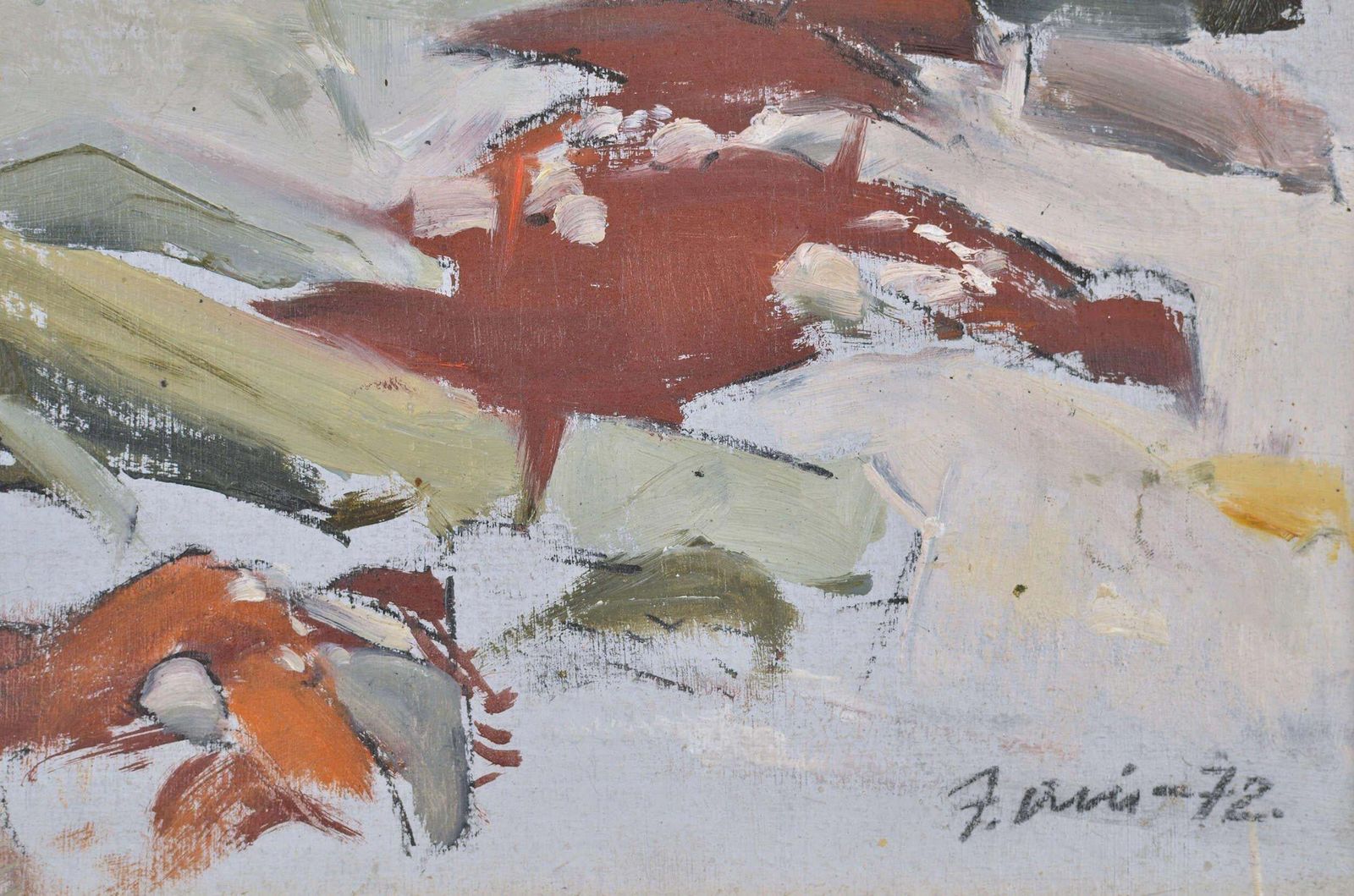 Janis Osisshore. 1972. Oil On Canvas. 34x50 Cm1972 photo Art