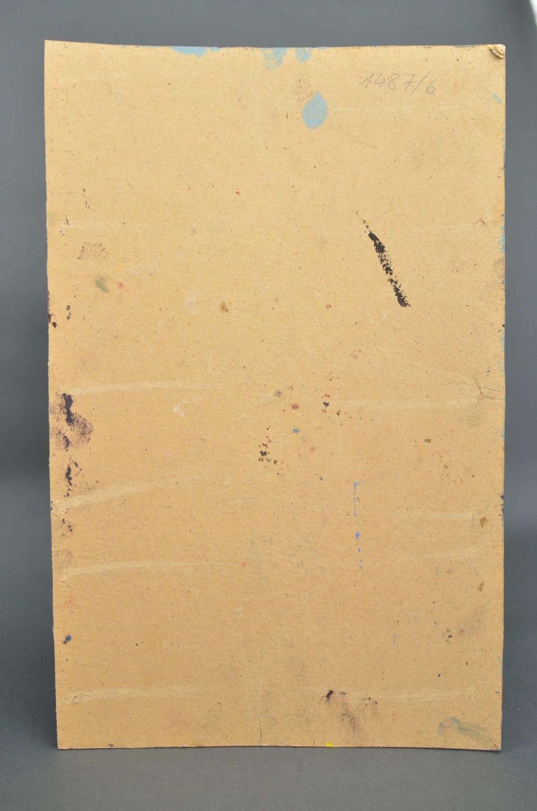 Uldis Krauzenew Gown. 2020. Oil/Cardboard, 37x24 Cm2020 photo vintage