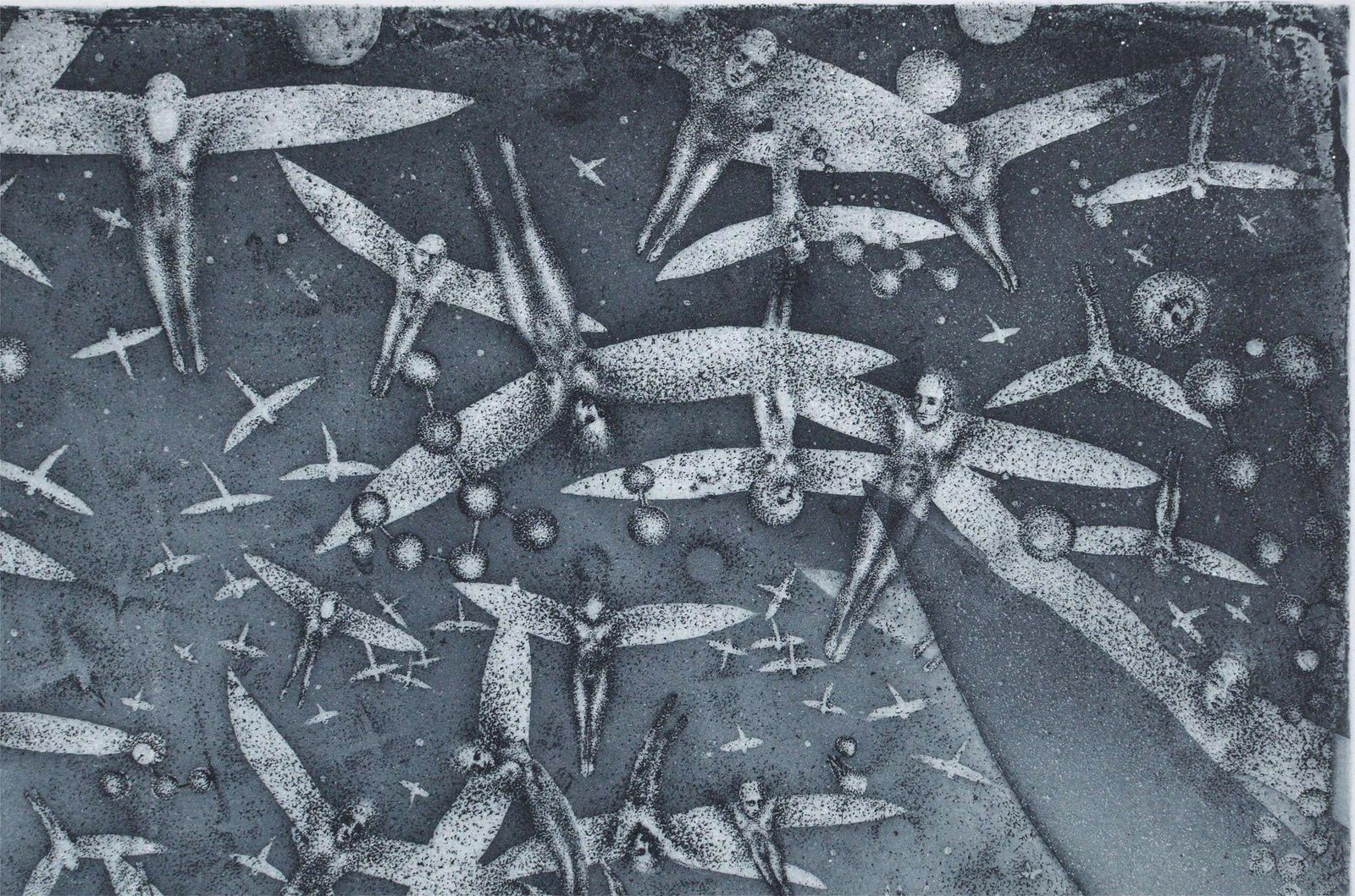 Nele Zirniteporioheresis. 2004. Paper, Etching, 49.5x51.5 Cm2004 photo Art