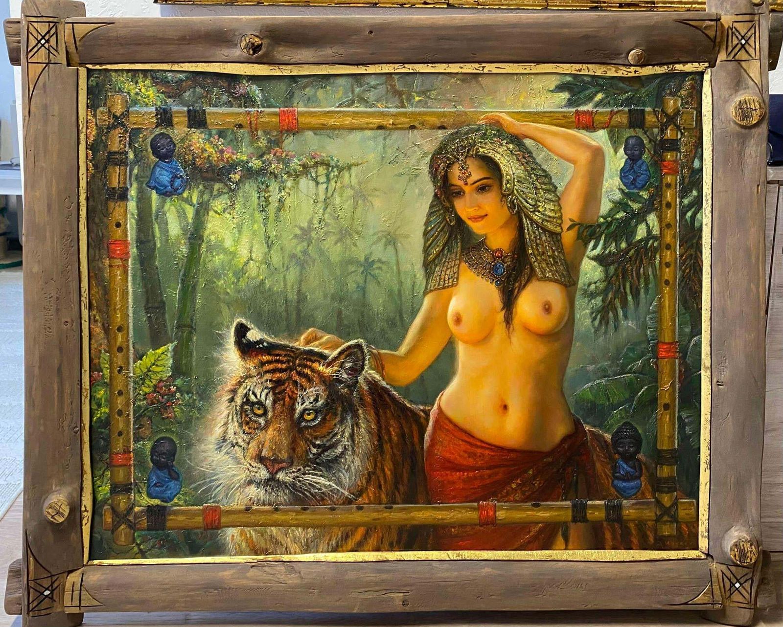 photo buy Igor Maikovbuddha Flute. 1994. Canvas, Oil, 80x106 Cm1994