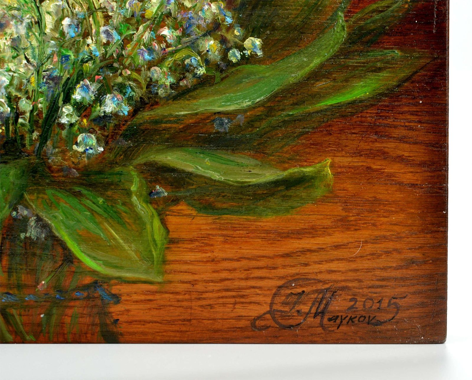 Igor Maikovmayflowers. 2015. Wood/Oak, Oil. 32x25x3 Cm2015 photo furniture
