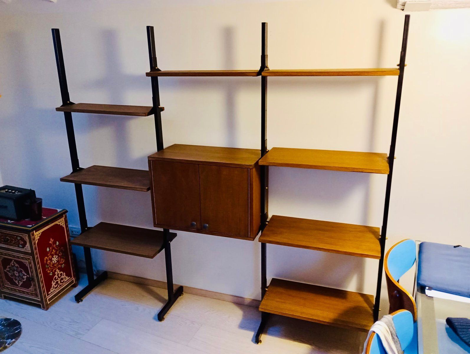 Vintage Italian Bookcase, 1960s photo Furniture