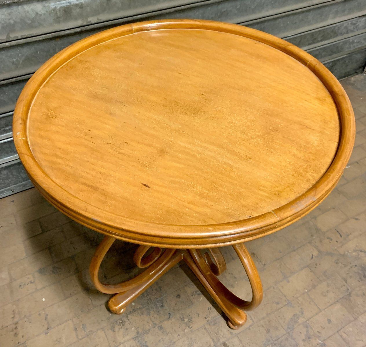 Bohemian Table By Michael Thonet For Gebrüder Thonet Vienna Gmbh, Late 19th Century photo Furniture