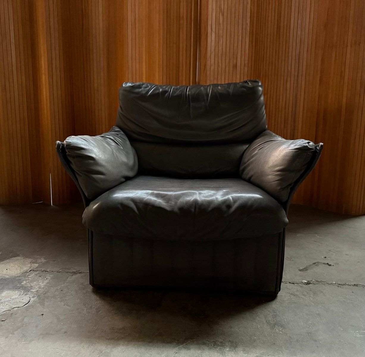 Dark Grey Moltestaarm Chair By Otto Zapf For Interprofil, 1970s photo for sale