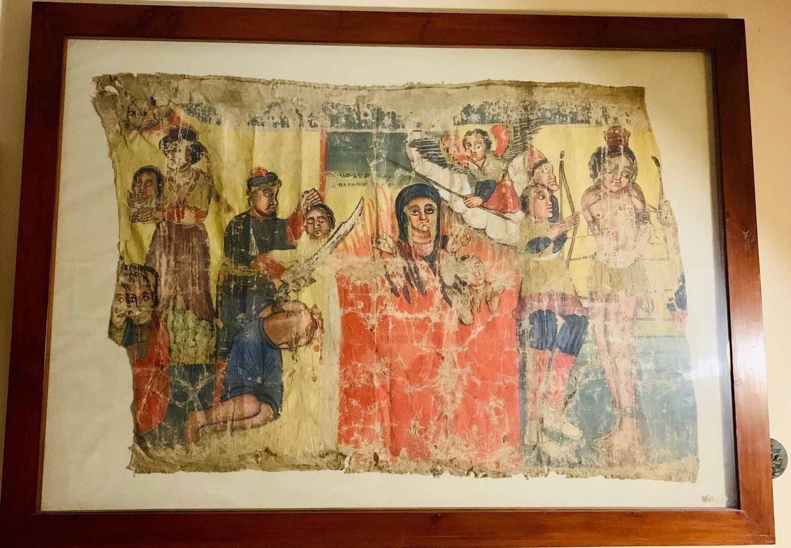 Greek Artist, Fresco Fragment, Before 1890, Artwork On Canvas