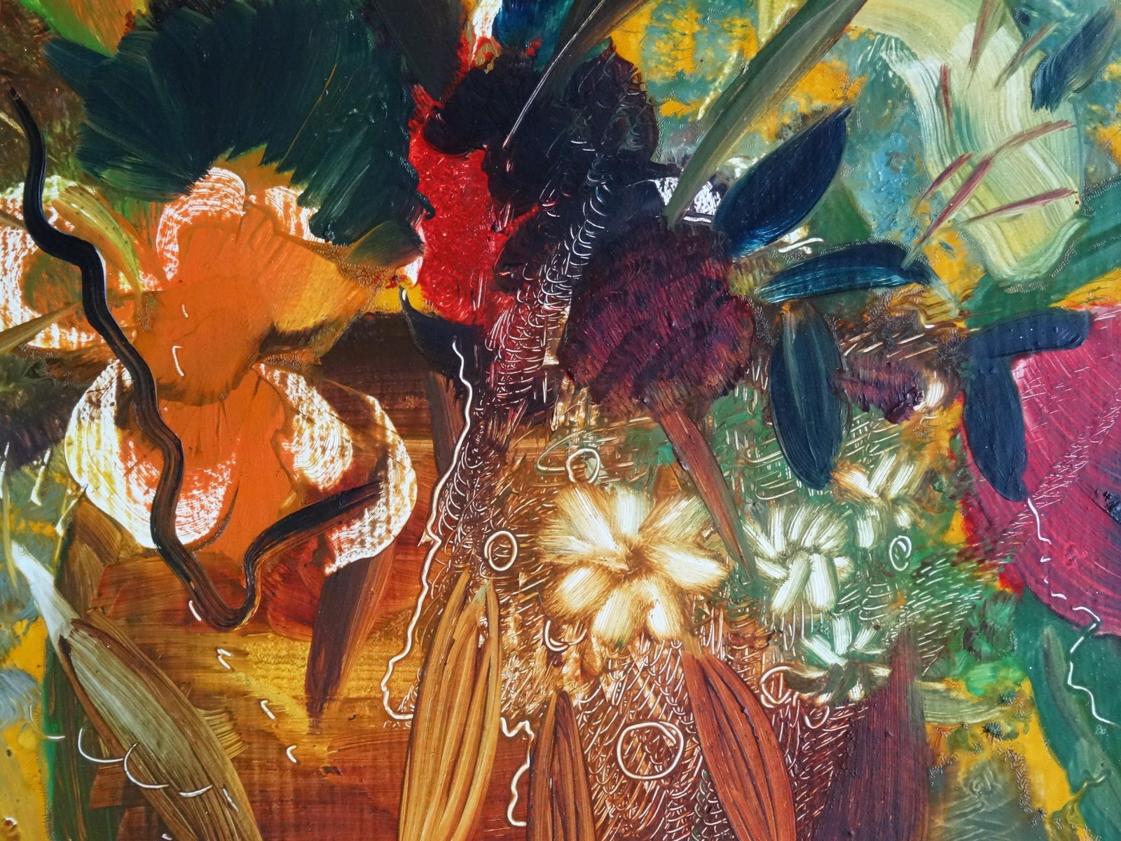 Juris Zvirbulissummer Flowers. 2002. Cardboard, Oil, 71x60 Cm2002 photo Art