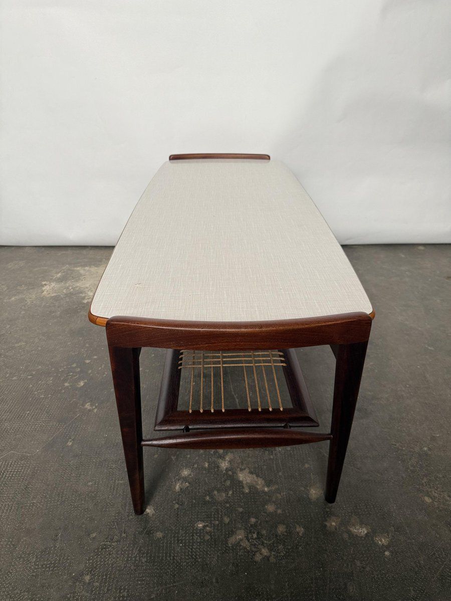 Teak And Formica Coffee Table Attributed To Louis Van Teeffelen For Wébé, 1950s photo Furniture