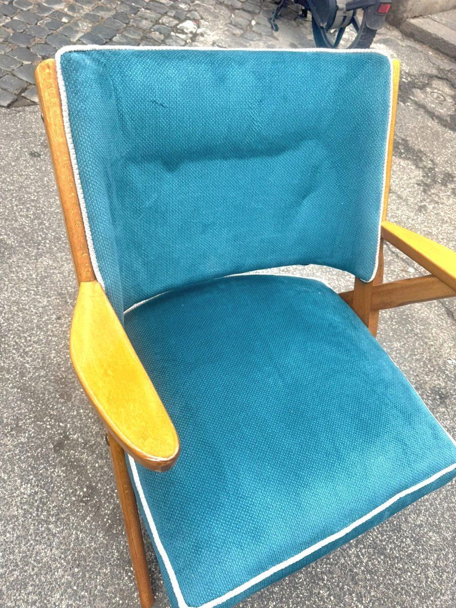 Nordic Armchair From Dal Vera, Italy, 1950s photo 684.0