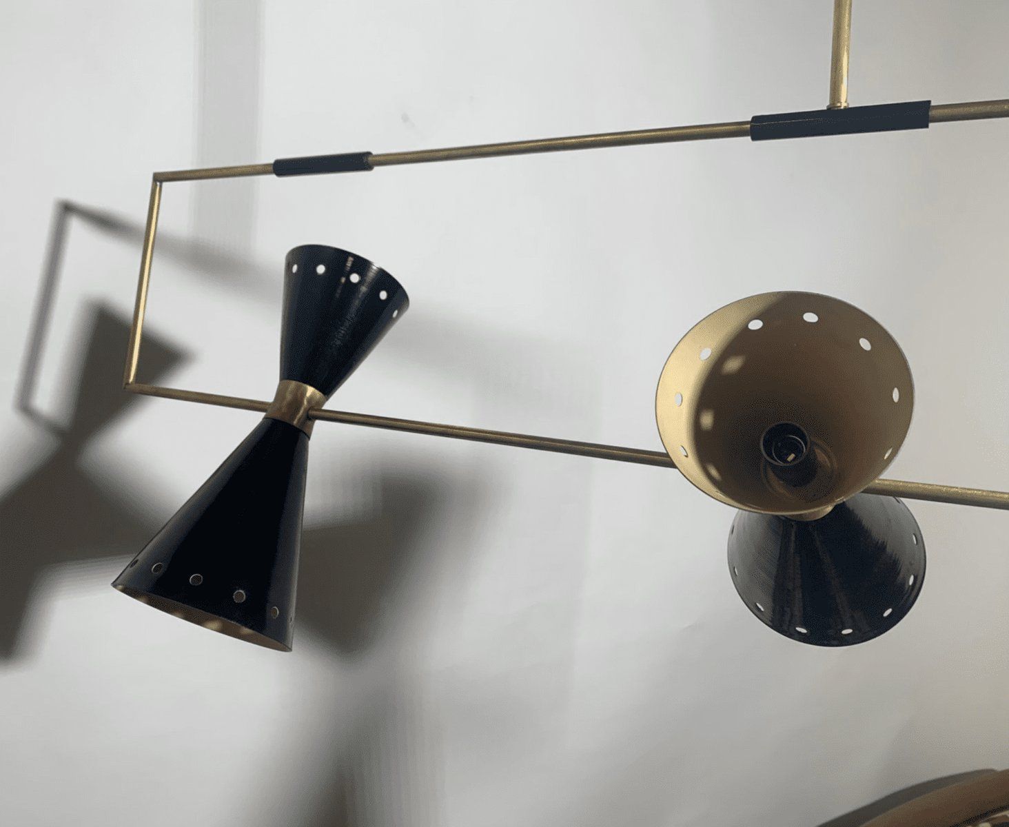 Vintage Italian Ceiling Lamp With Six Adjustable Lights From Stilnovo, 1953 photo 1595.0