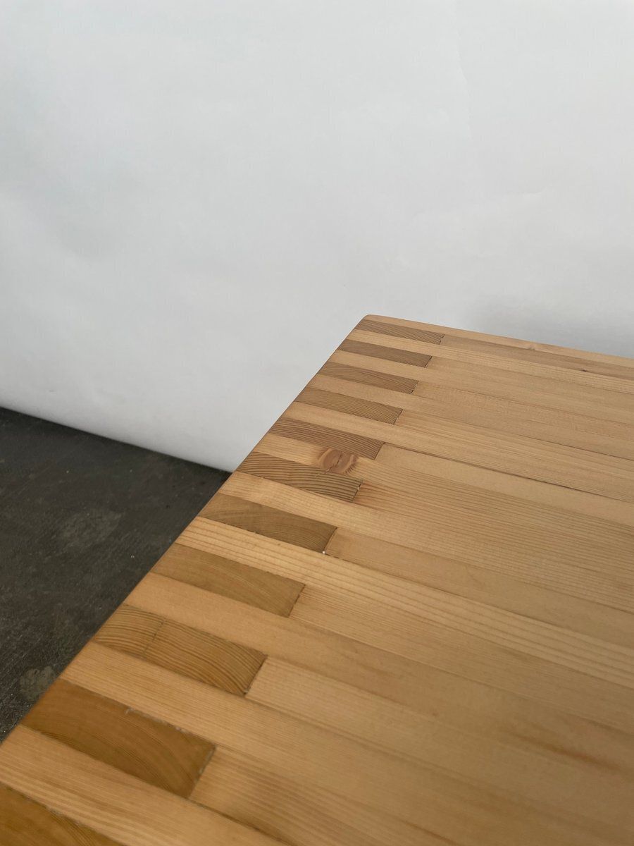 1970s Pine Coffee Table Or Bench By Ate Van Apeldoorn For Houtwerk Hattem photo vinterior