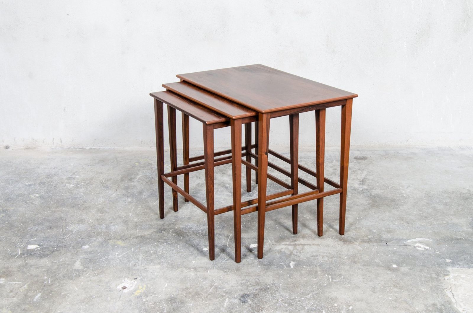 Danish Rosewood Nesting Tables, 1960s, Set Of 3 photo 947.0