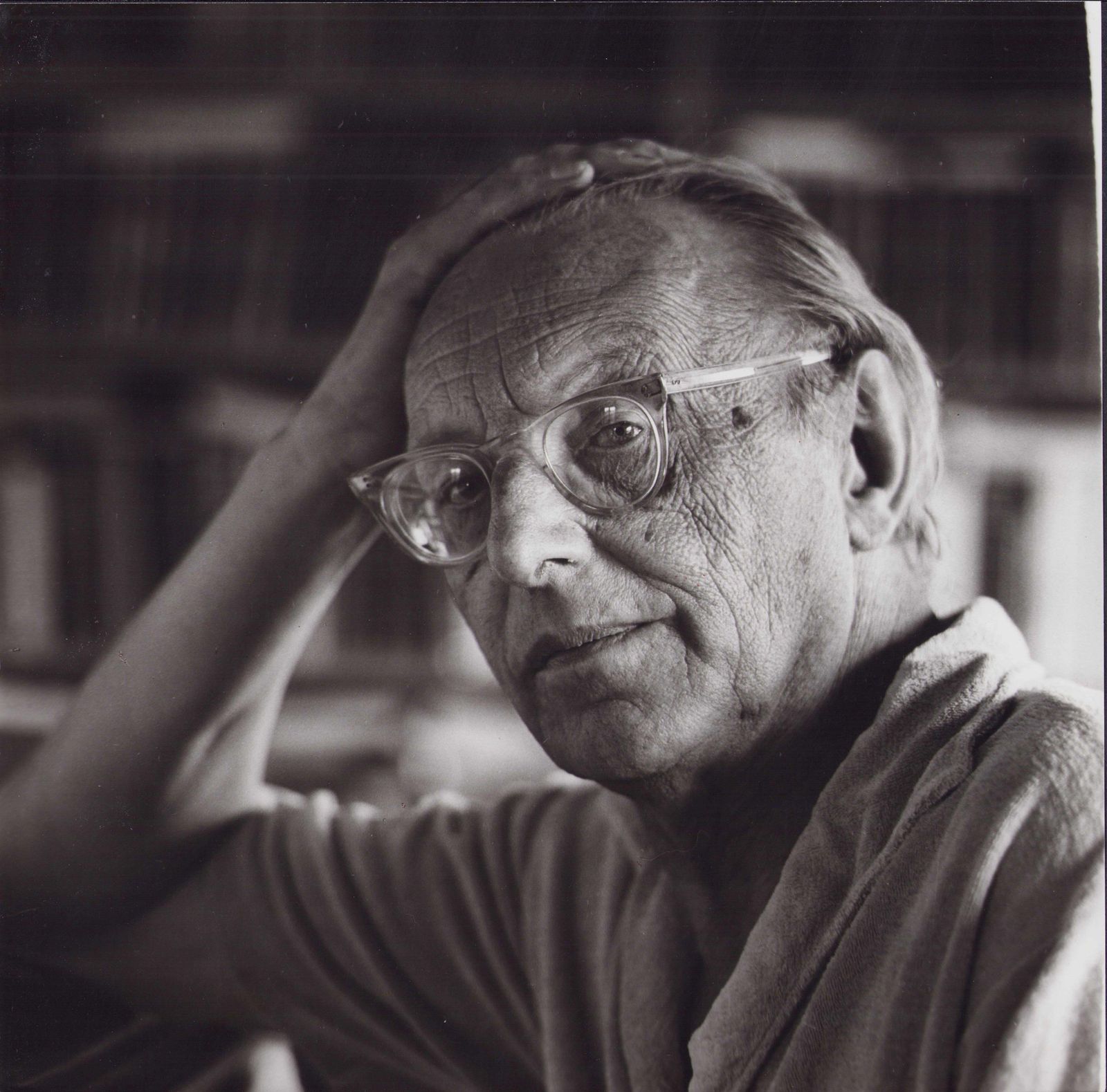 Klaus Redenbachercarl Orff   Portrait 1968   Original Vintage   Black & White1968
