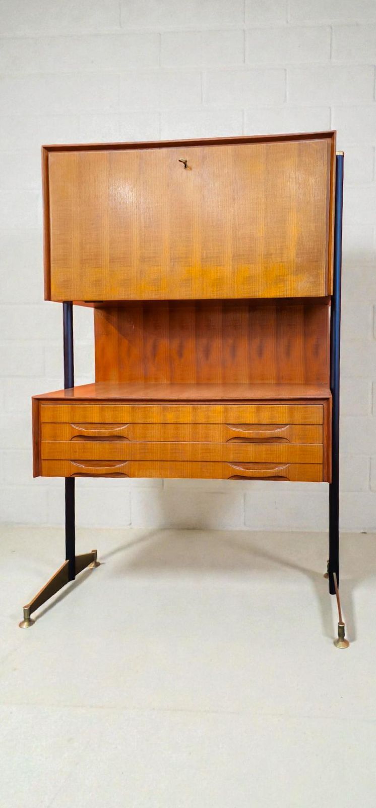Italian Midcentury Sideboard Or Cabinet Bar Ignazio Gardella Style, 1958 photo furniture