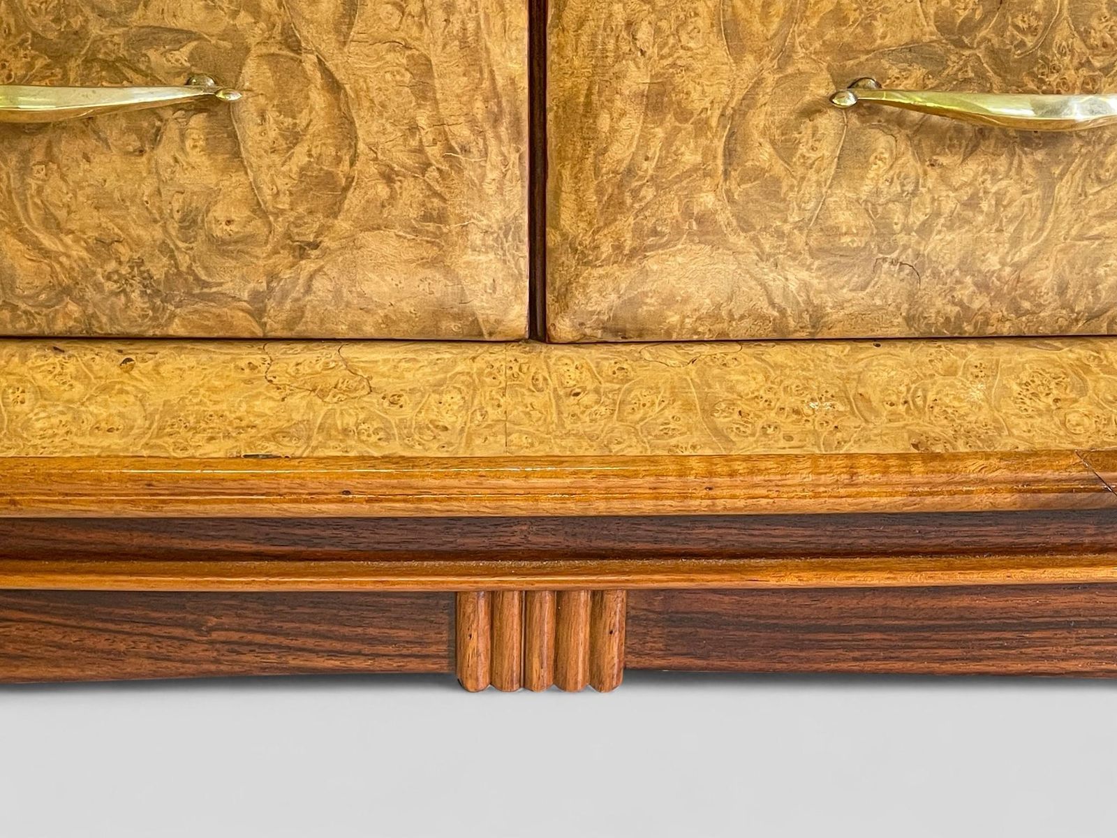 Italian Mid Century Sideboard Or Chest Of Drawers In  Maple Root, 1950s photo furniture