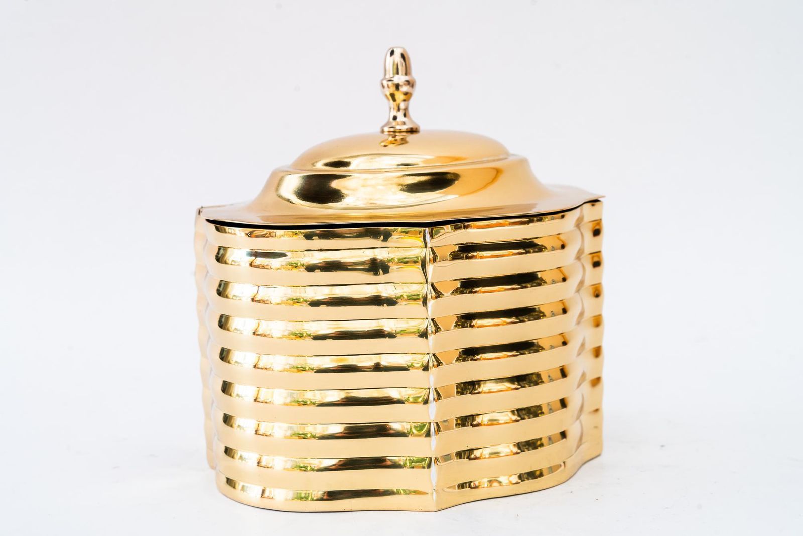 Art Deco Brass Jewelry Box Around 1920s photo buy
