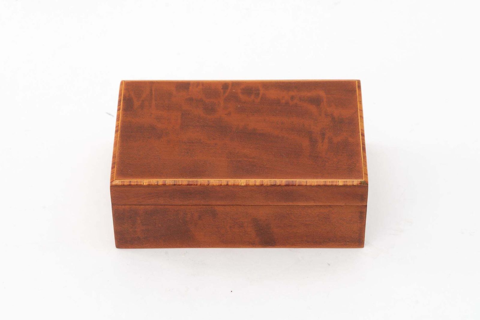 Art Deco Nut Veneer Jewelry Boxes With Inlay On The Edge Vienna Around 1920s photo furniture