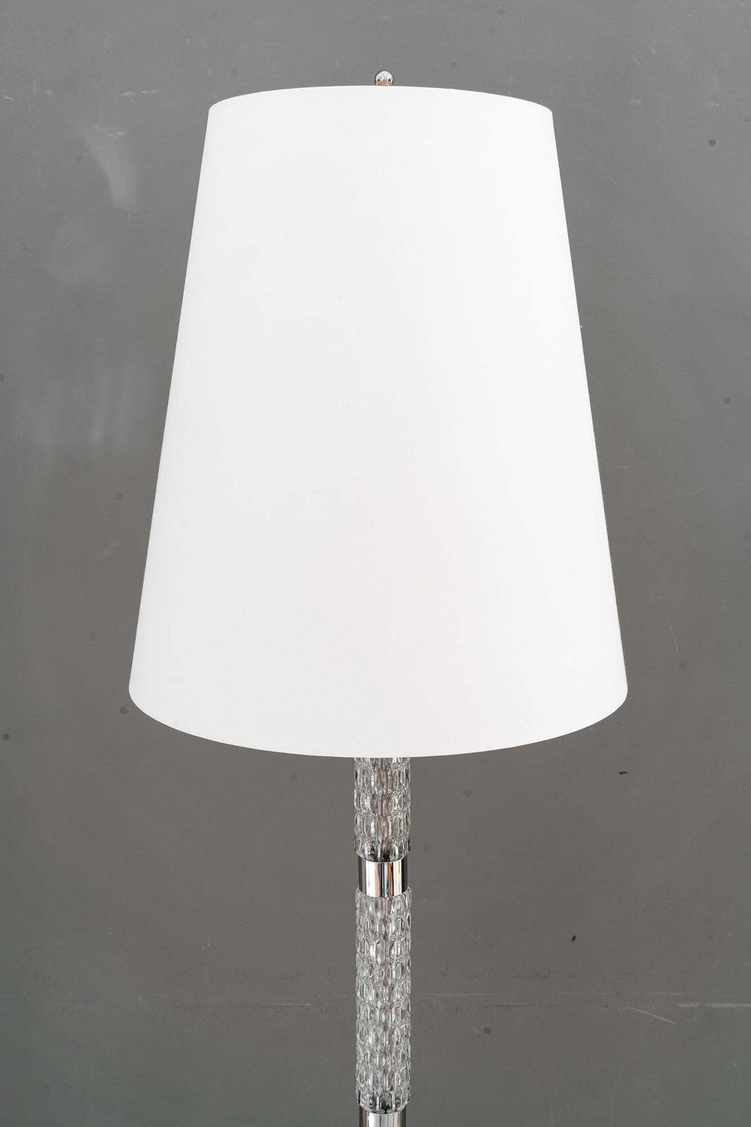 Richard Essig Floor Lamp With Fabric Shade Germany Around 1970s photo furniture