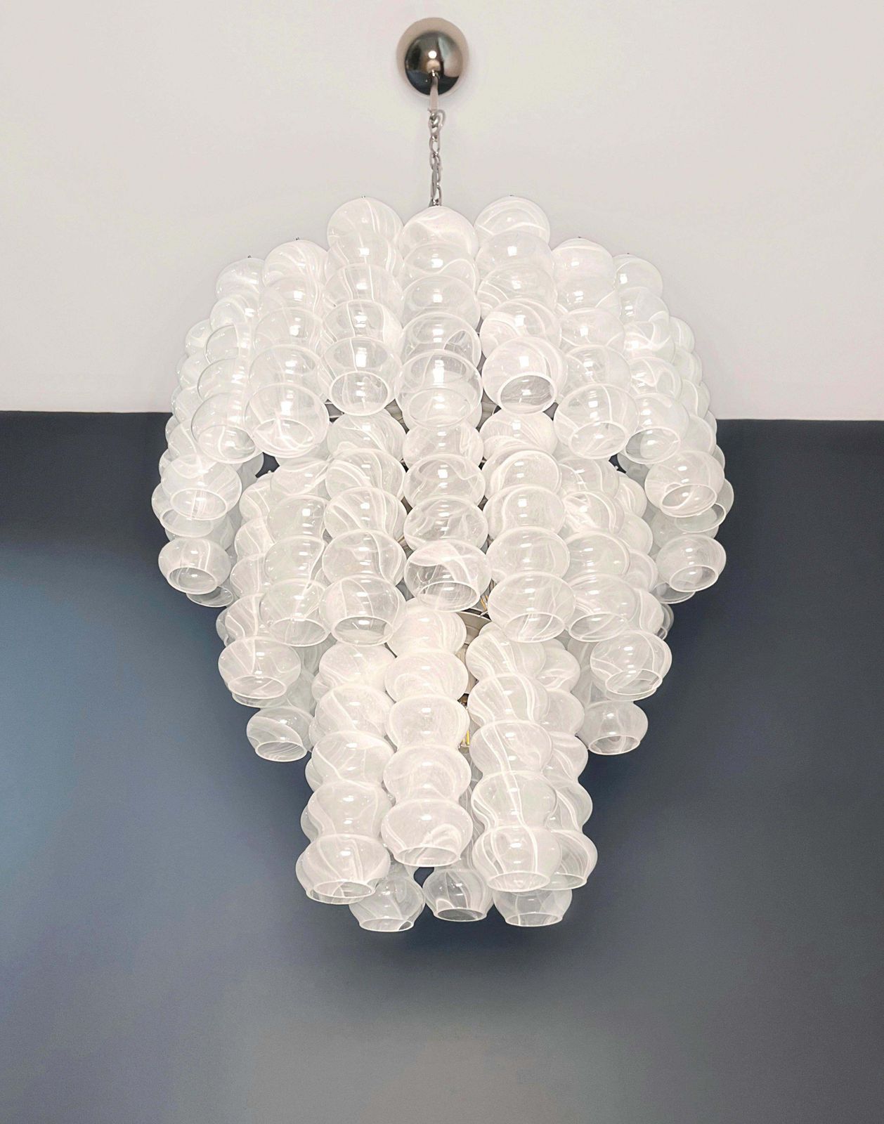 Italian Chandelier In Murano Glass, 1980s photo 2307.0