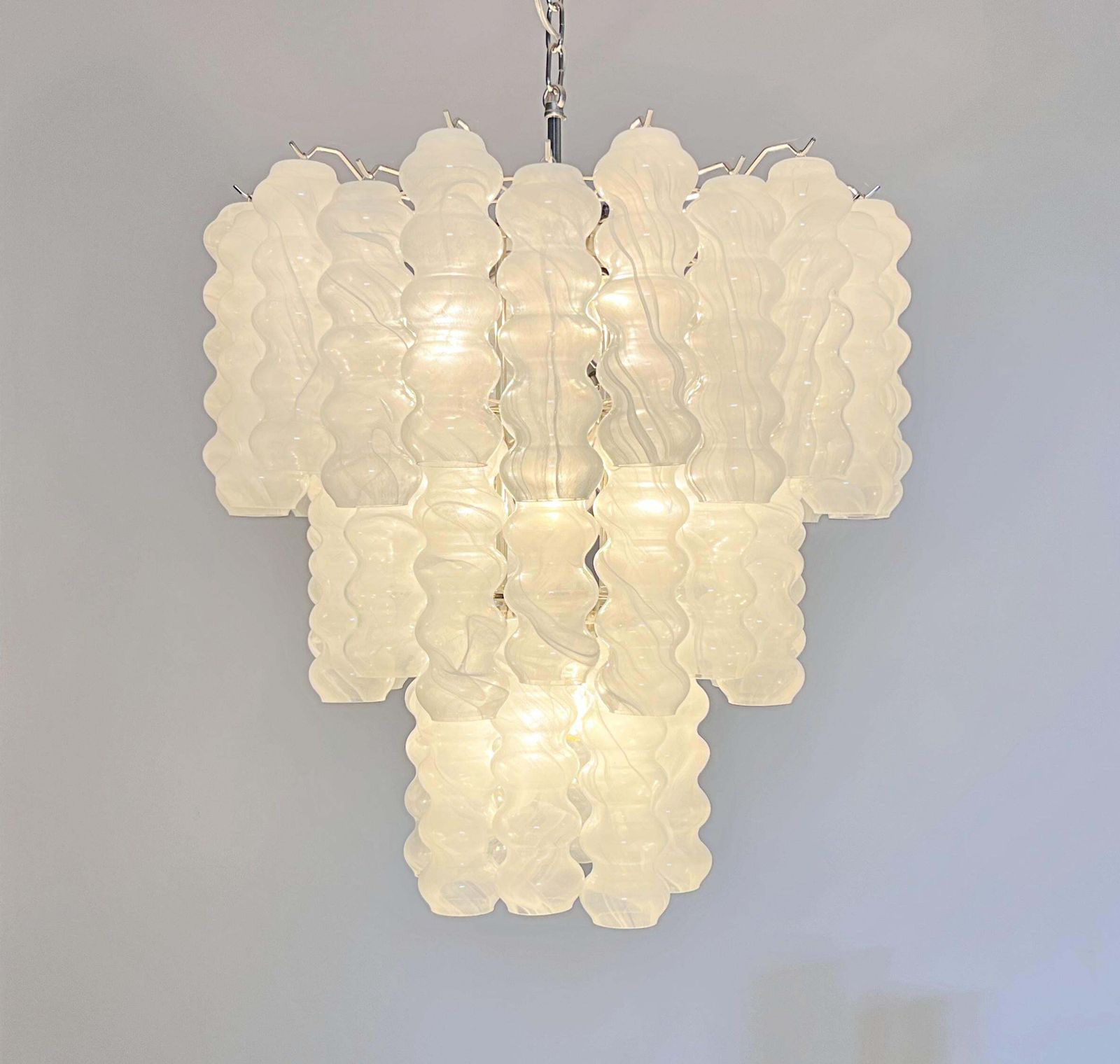 2307.0 Italian Chandelier In Murano Glass, 1980s photo