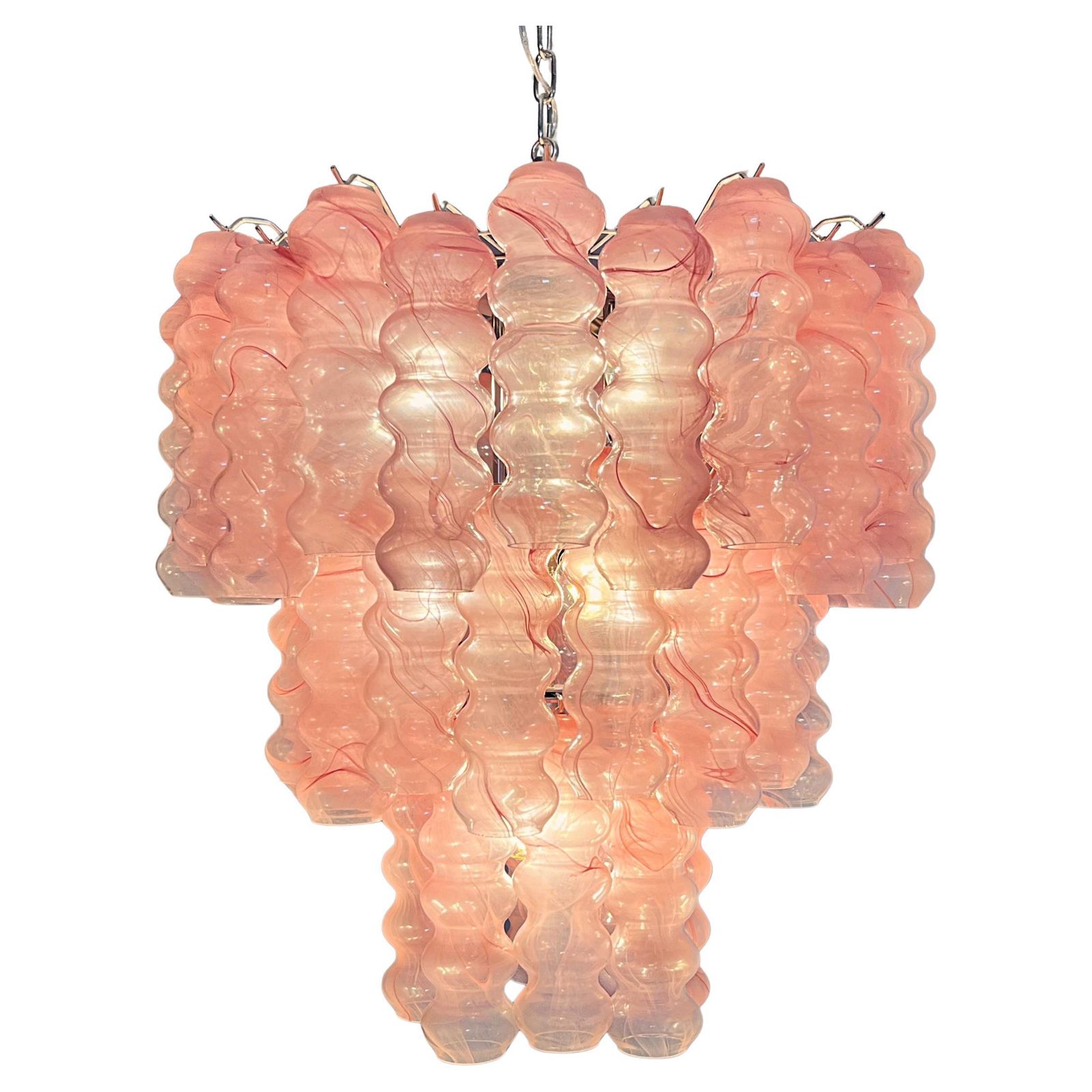 Italian Chandelier In Murano Glass, 1980s