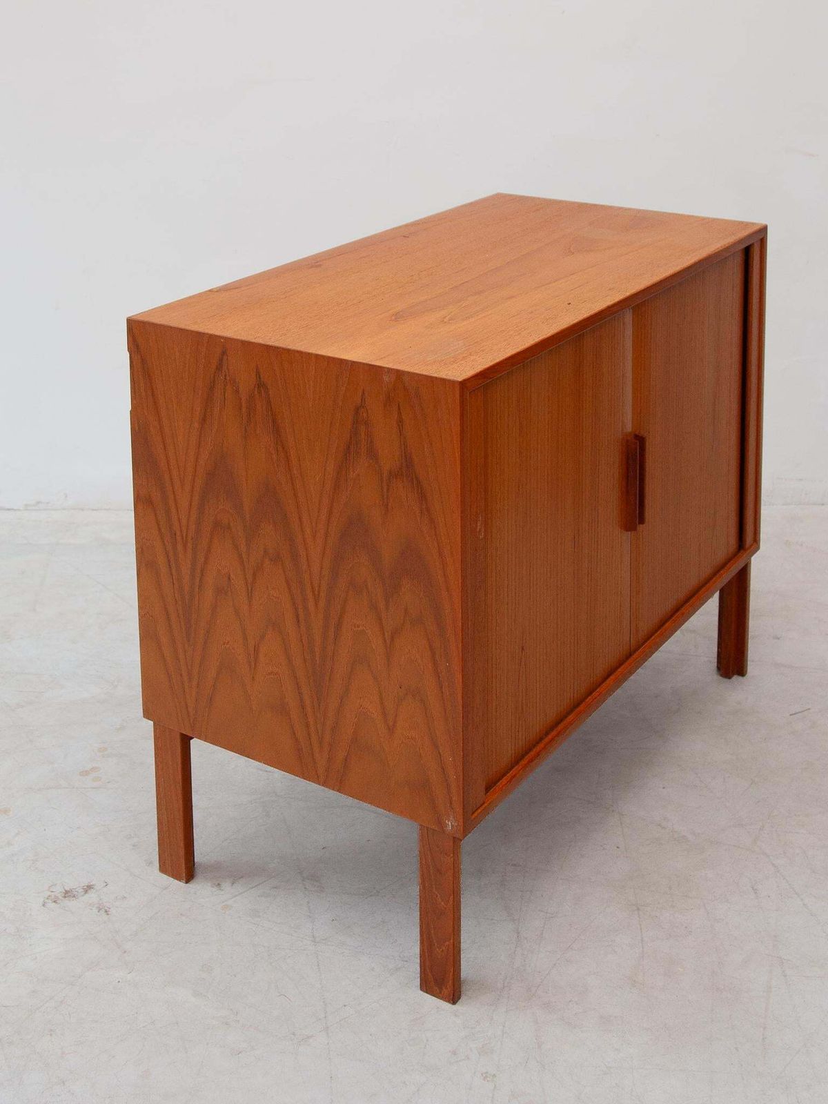 Kai Kristiansen Small Sideboard With Tambour Doors, Made In Denmark photo buy