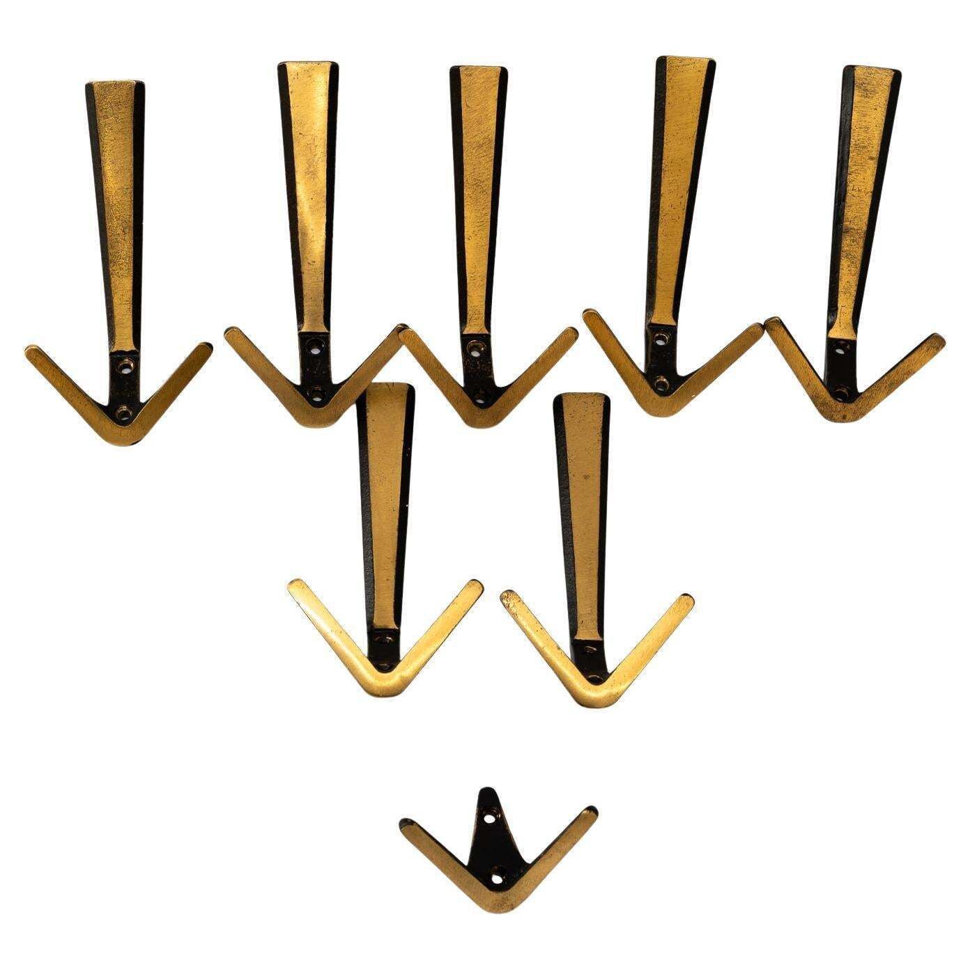 8 Hooks By Herta Baller Vienna Around 1950s