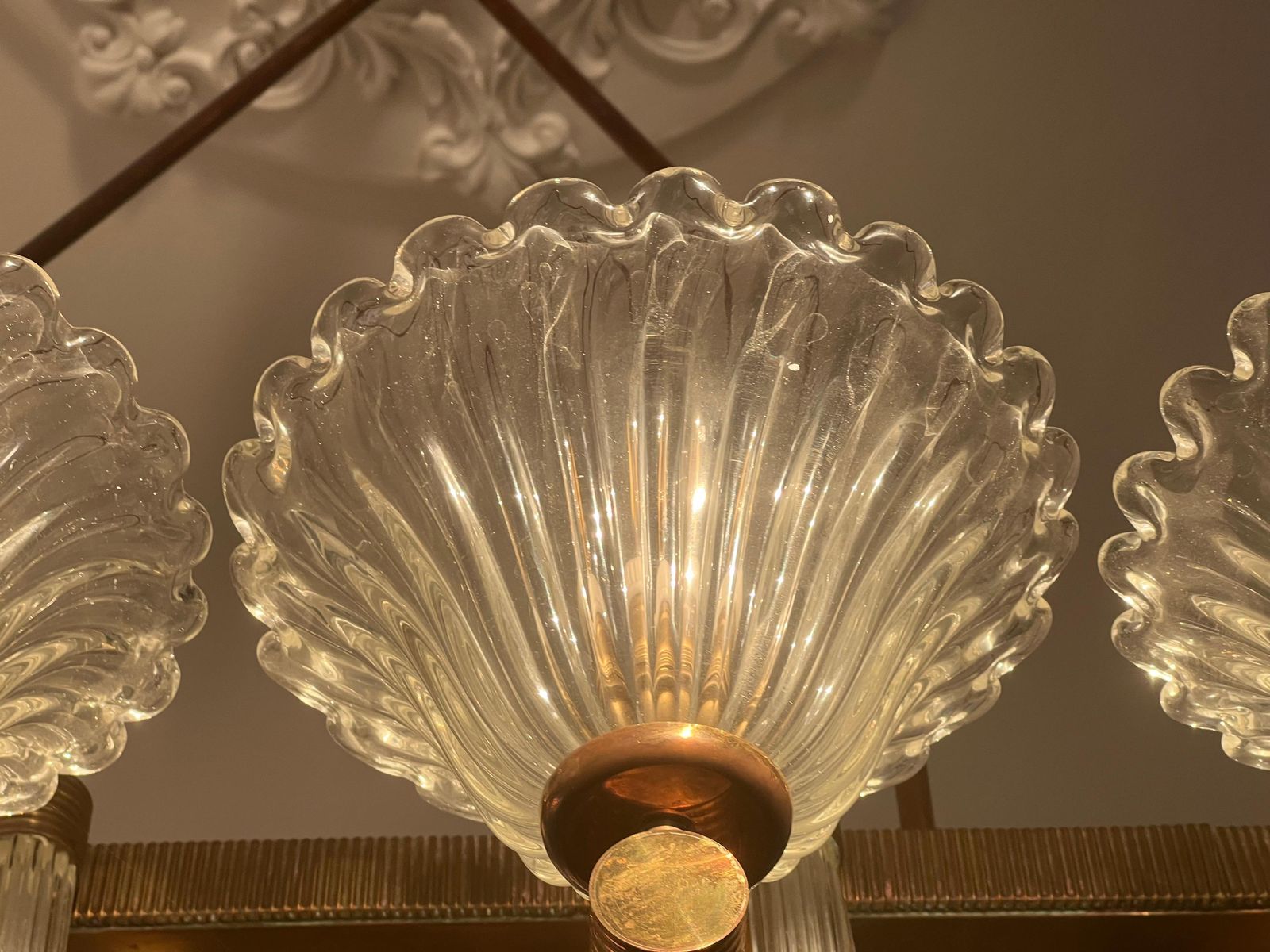 Chandelier By Barovier & Toso, Murano, 1940s photo 11931.0