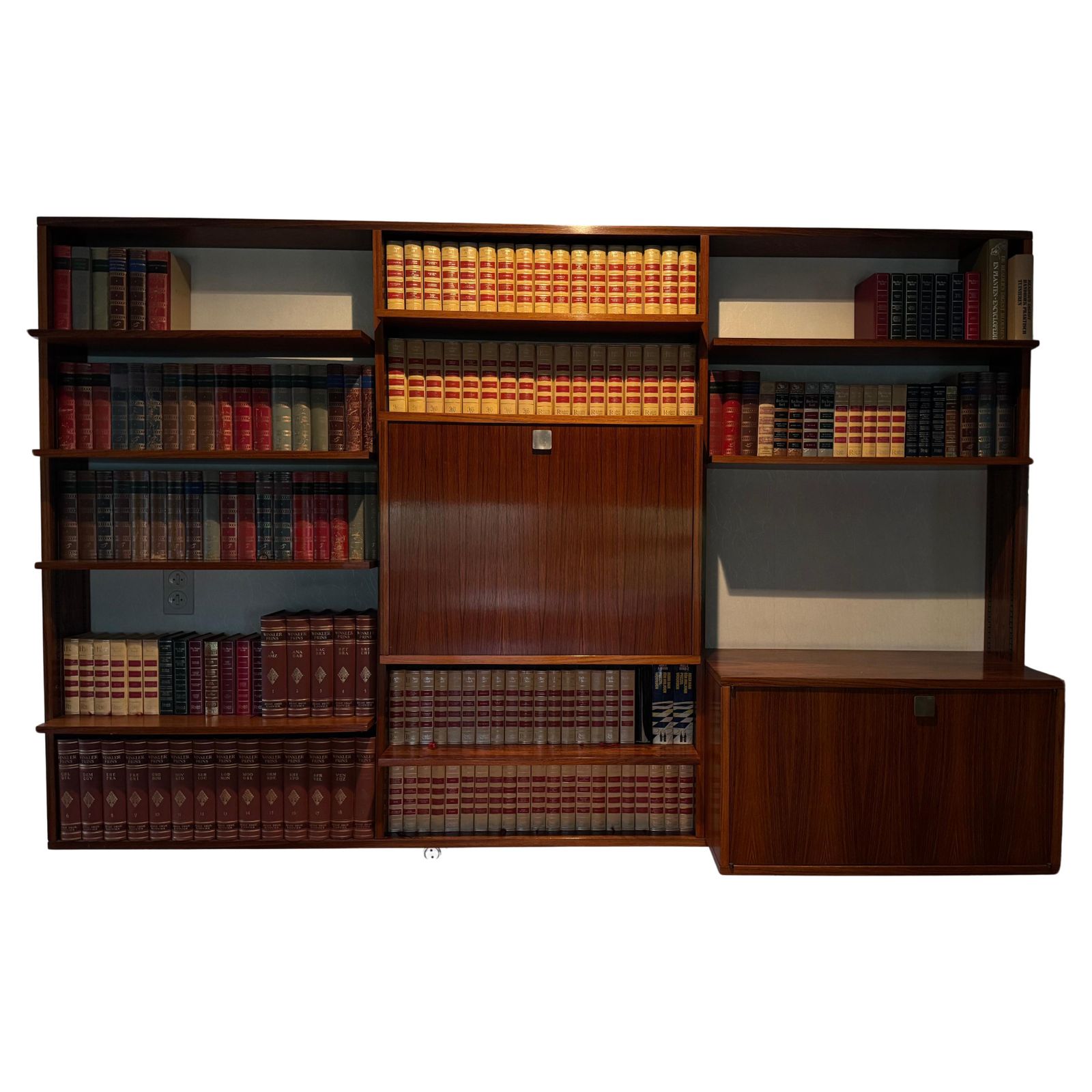 Wall Unit, Book Shelve Designed By Alfred Hendrickx For Belform, Belgium 1960s photo for sale