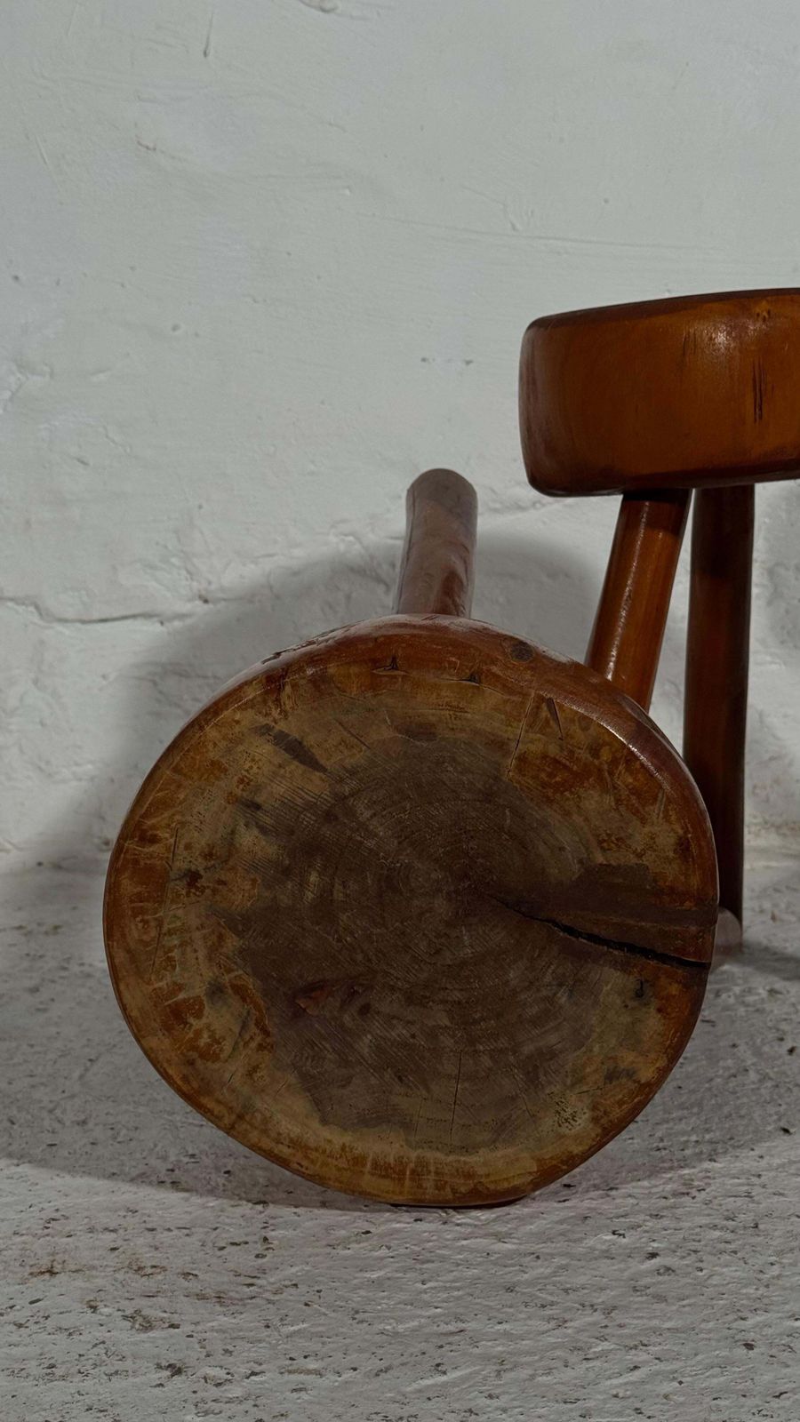 Wabi Sabi Tripod Stools, France 1960s, Set Of Two. photo buy