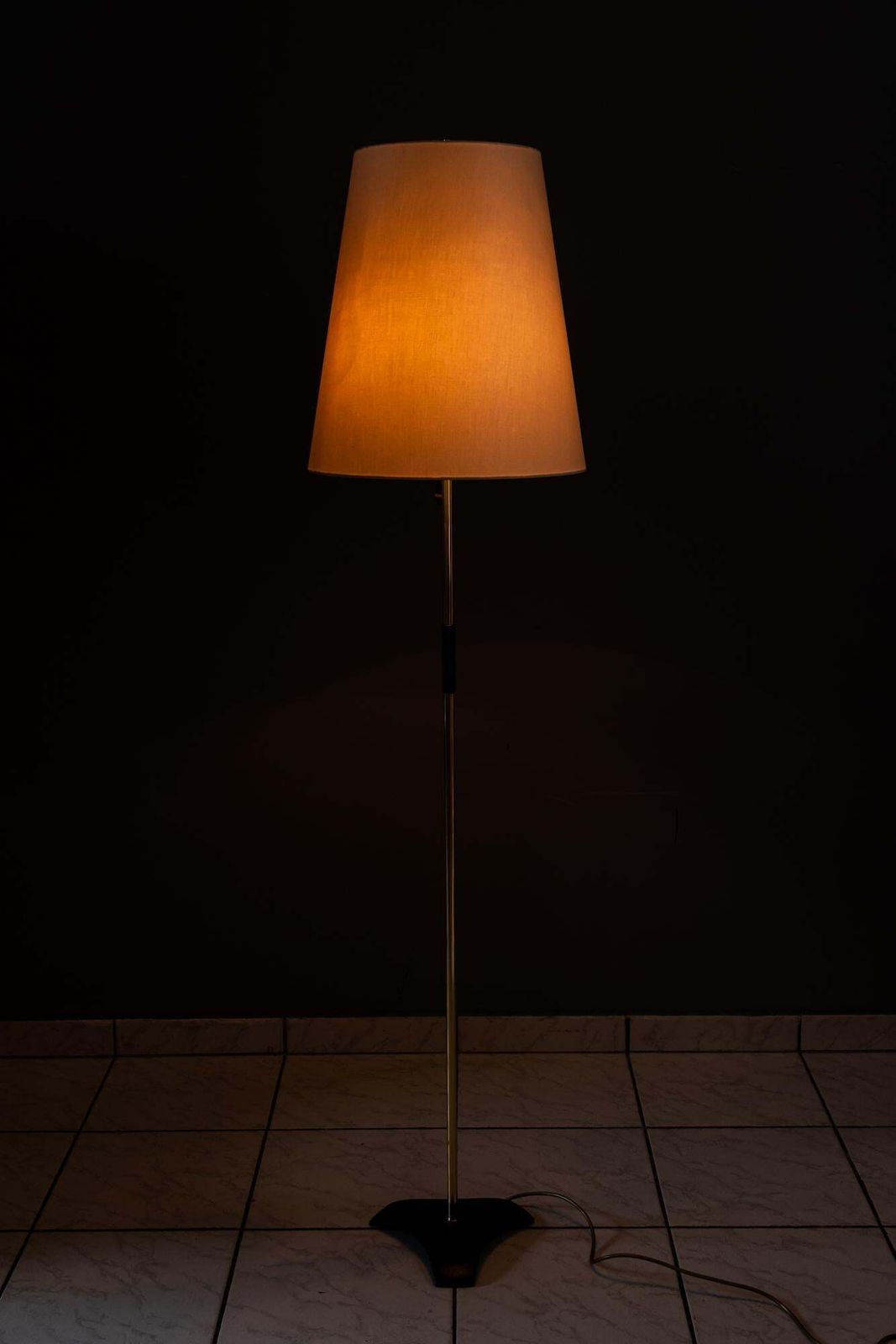 photo buy Rupert Nikoll Floor Lamp With Fabric Shade Vienna Around 1950s