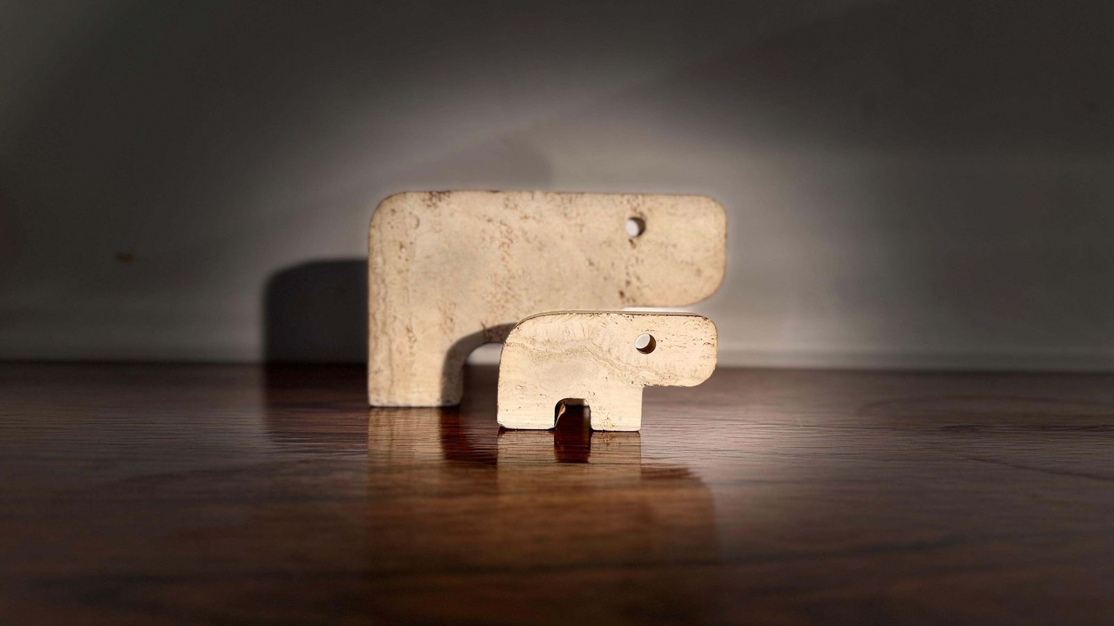 Minimalist Animale Stone Sculpture Designed By Fratelli Manelli, 1970s photo Art