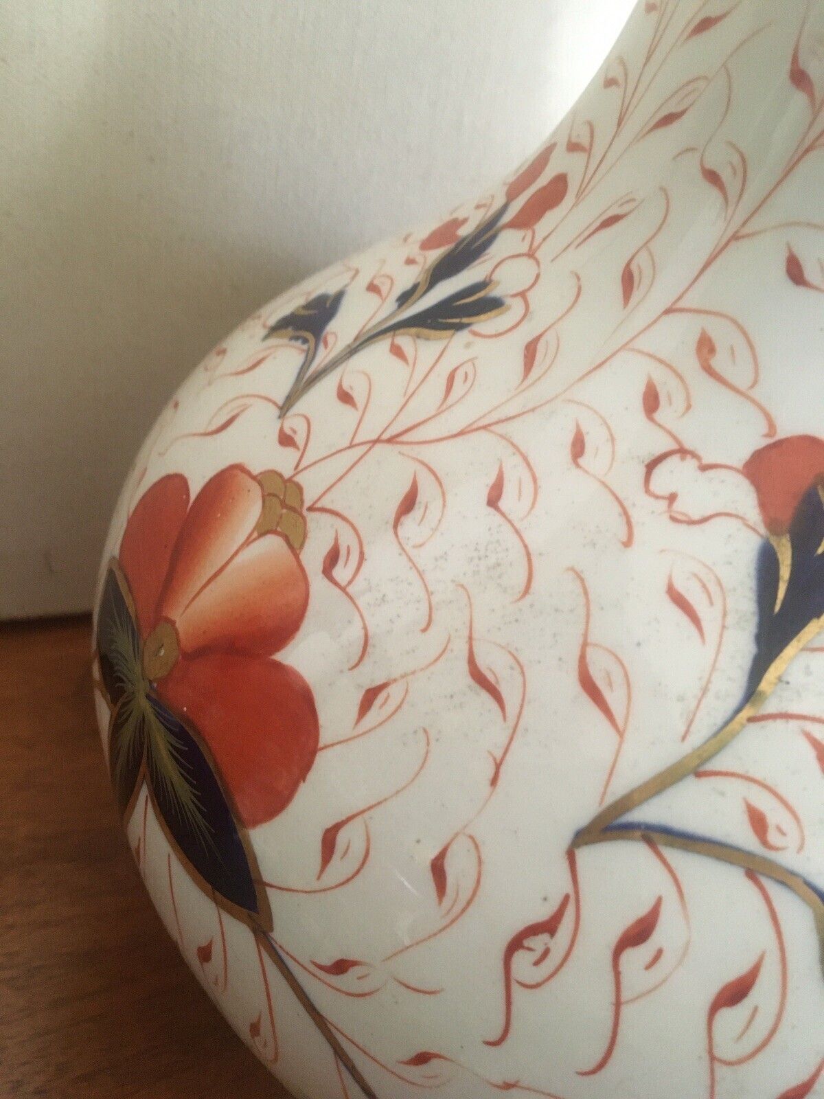 Large Victorian Longford  Imari Jug/Vase Antique Bulbous Handled Vase photo Home Decor