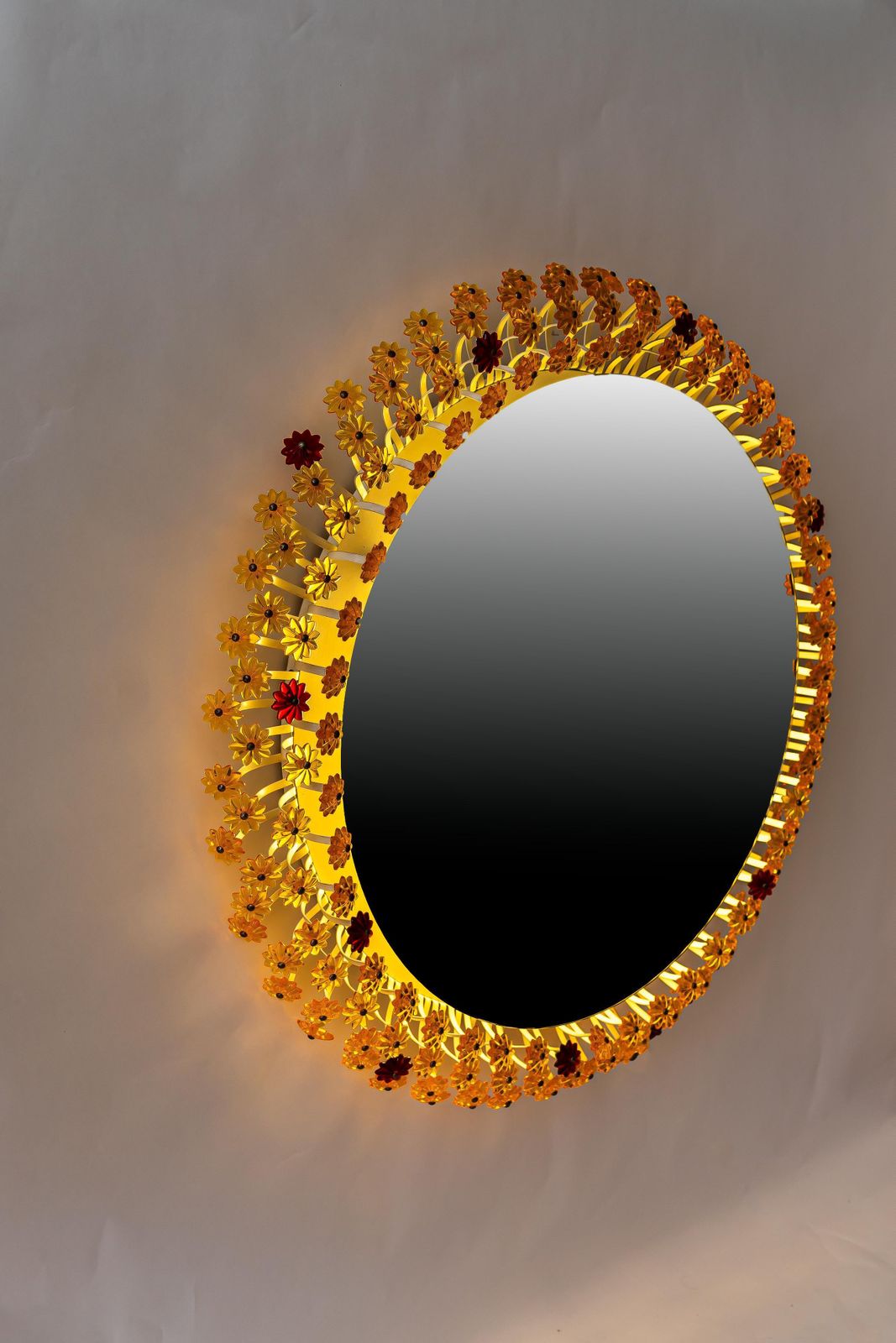 photo vinterior Viennese Backlight Wall Mirror By Emil Stejnar For Rupert Nikoll, 1950s