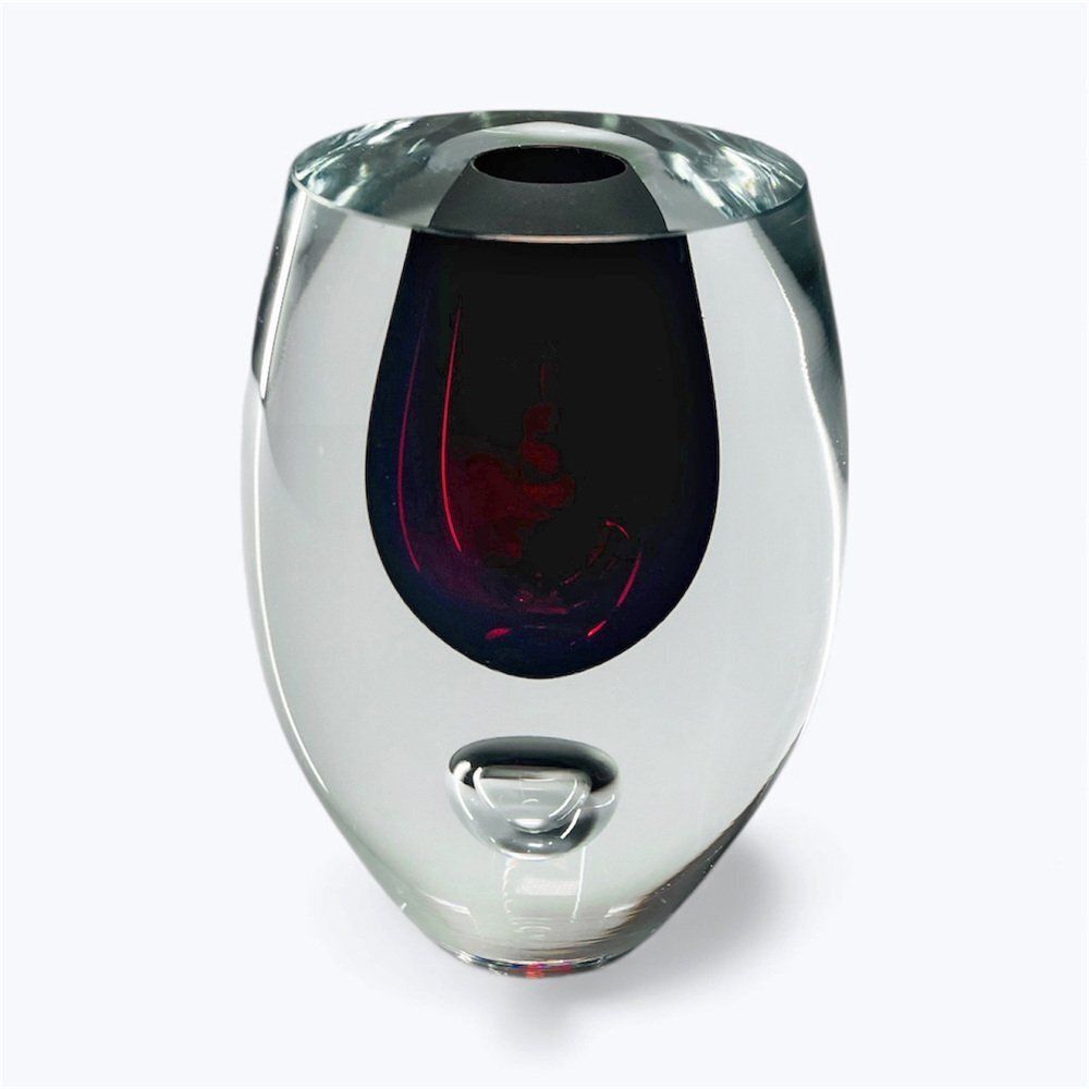 Czech Glass Vase By Jeronim Tišljar For Beránek, 1990s photo Home Decor