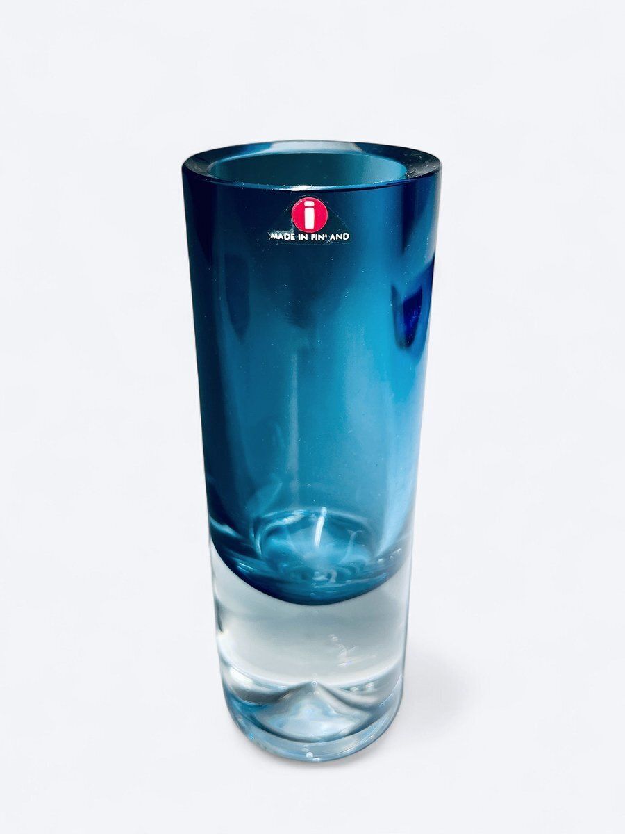Glass Vase By Erkki Vesanto For Iittala, Finland