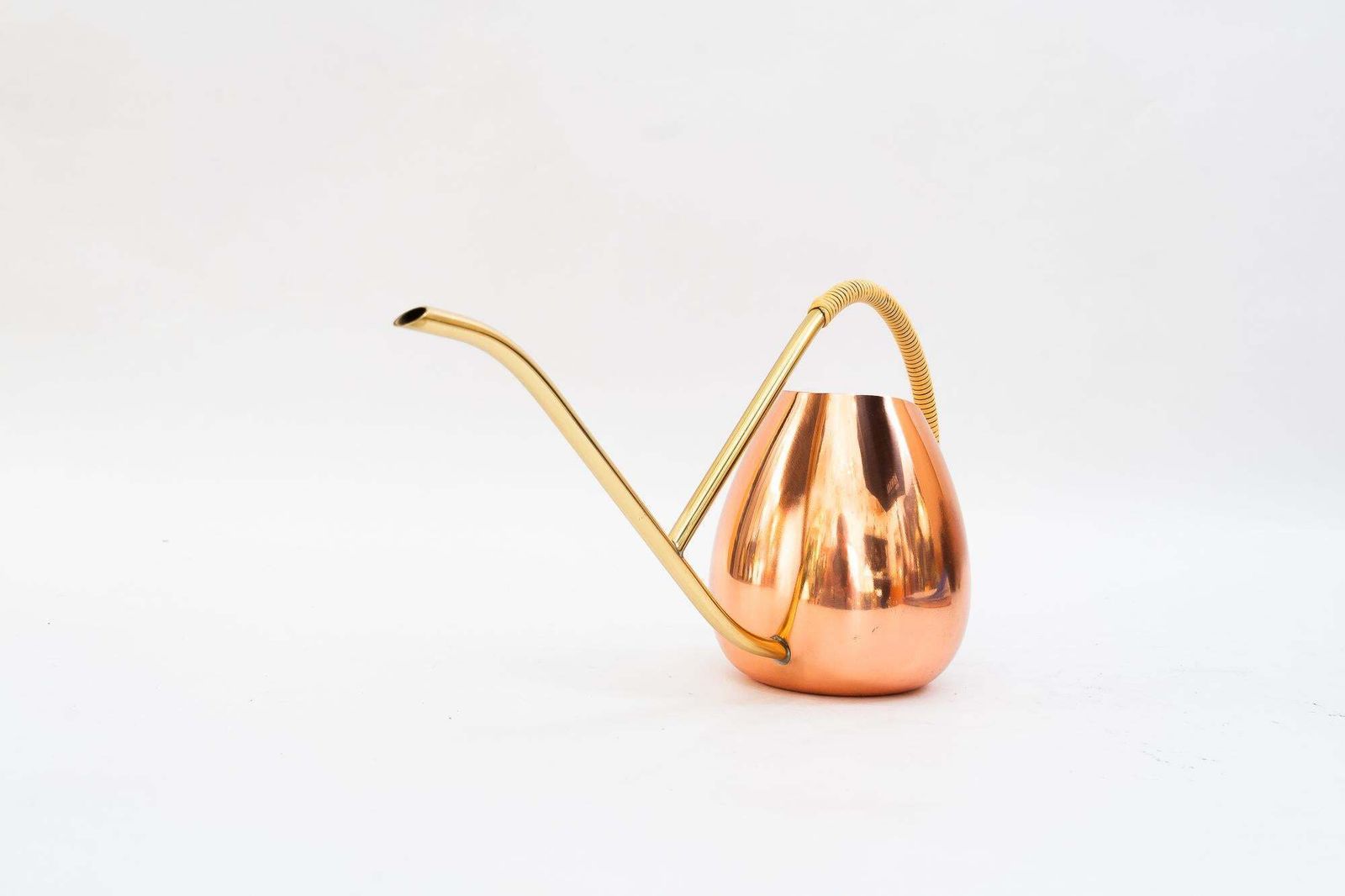 Watering Copper Brass Can Vienna Around 1950s photo for sale