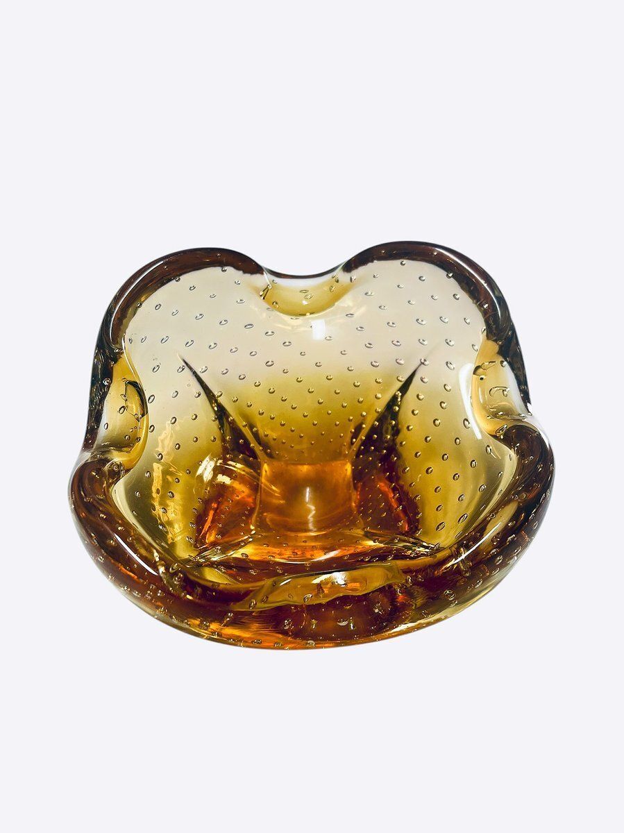 Murano Glass Bowl Bullicante By Carlo Scarpa, Italy, 1970s photo for sale